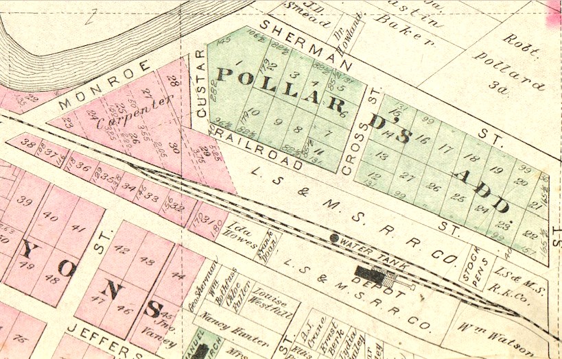 Blissfield 1893 map